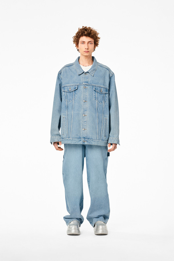 MARC JACOBS - 자켓 - Sunbleach Utility Denim Big Trucker_Sun Bleached Denim (2P3RJC009D01-474)