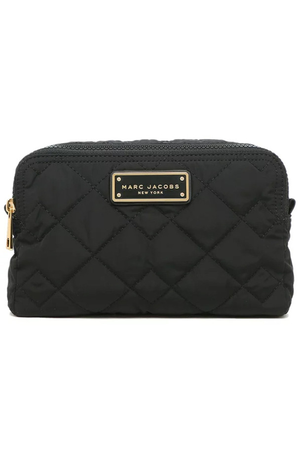 MARC JACOBS - 클러치/파우치 - Quilted Nylon Double Zip Cosmetic_Black (M0016114-001)