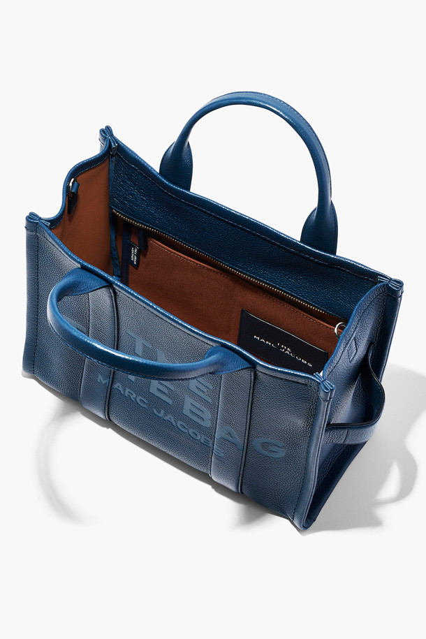 MARC JACOBS -  - Leather The Medium Tote_Blue Sea (H004L01PF21-426)