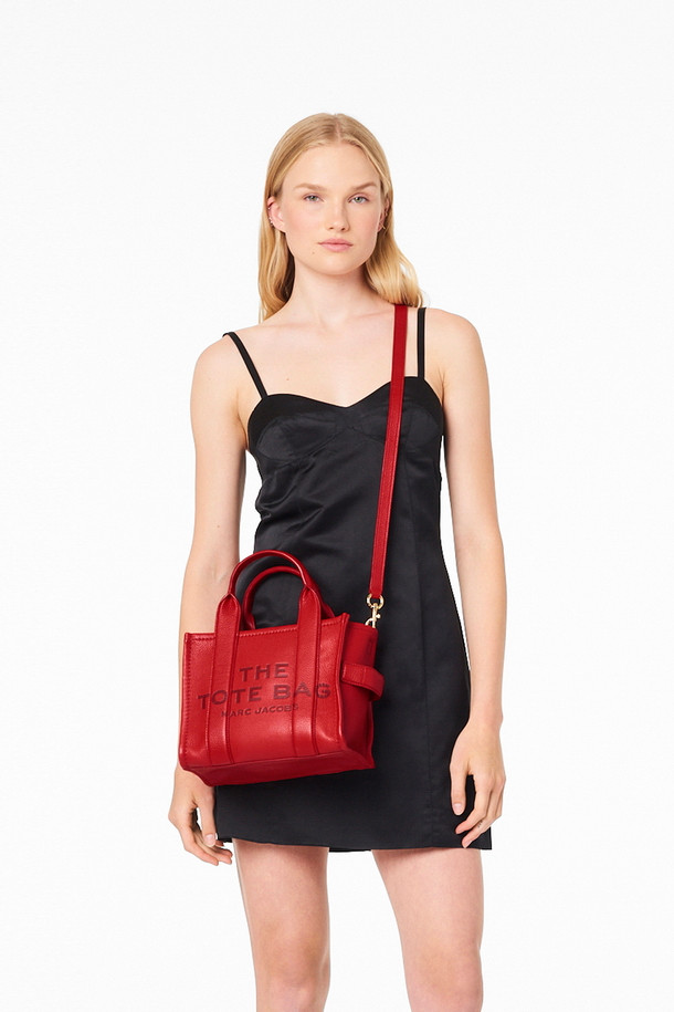 MARC JACOBS - 토트백 - Leather The Tote Small Tote_True Red (H009L01SP21-617)