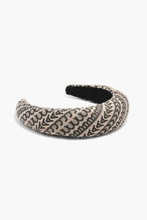 Monogram Headband_Natural Jacquard (J501M03FA22-299)