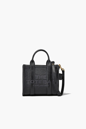 Leather The Mini Tote_Black (H053L01RE22-001)