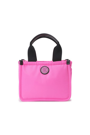 Puffy Nylon Signet Small Tote_Neon Fuchsia (4S3HTT011H02-989)