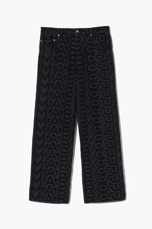 Monogram Denim Pant_Black(D410C14RE22-001)