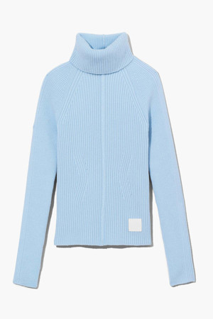 Ribbed Turtleneck_Blue(N604W07RE22-400)