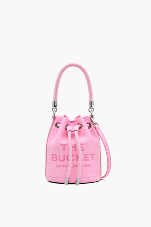 Leather The Mini Bucket_Fluro Candy Pink (2S3HCR058H03-691)