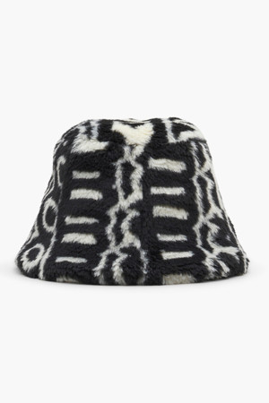 Monogram Teddy Bucket Hat_Black/Ivory (2F3RRA009W17-004)