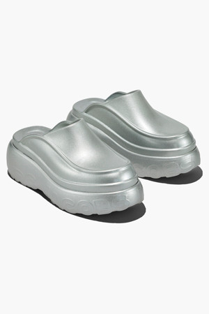 Melissa X Mj Monogram Melissa Clog_Silver (2P3FCG112F03-040)