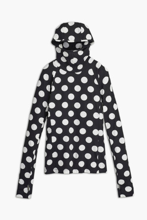 Spots Spots Hooded Longsleeve_Black/White (2F3RTP015C11-005)