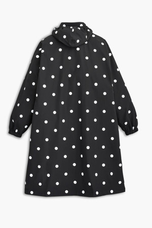 Spots Long Windbreaker_Black/White (2F3RJC007W07-005)