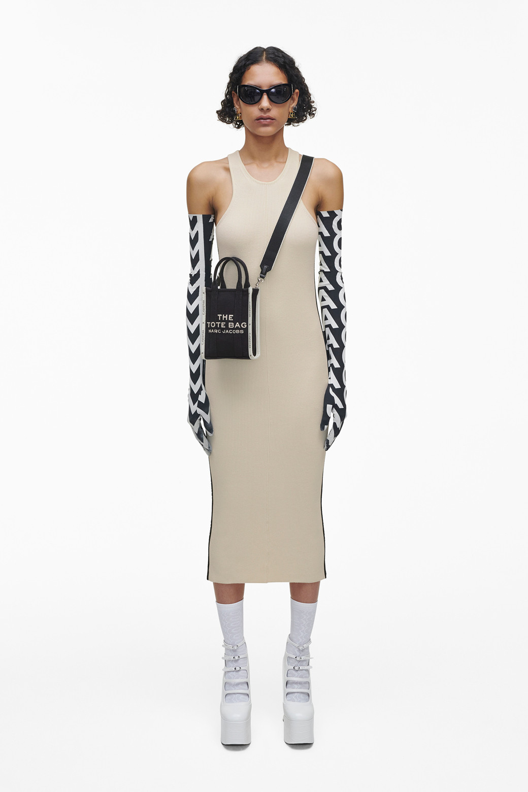 MARC JACOBS - 토트백 - Jacquard the Phone Tote_Black (2R3HCR027H01-001)