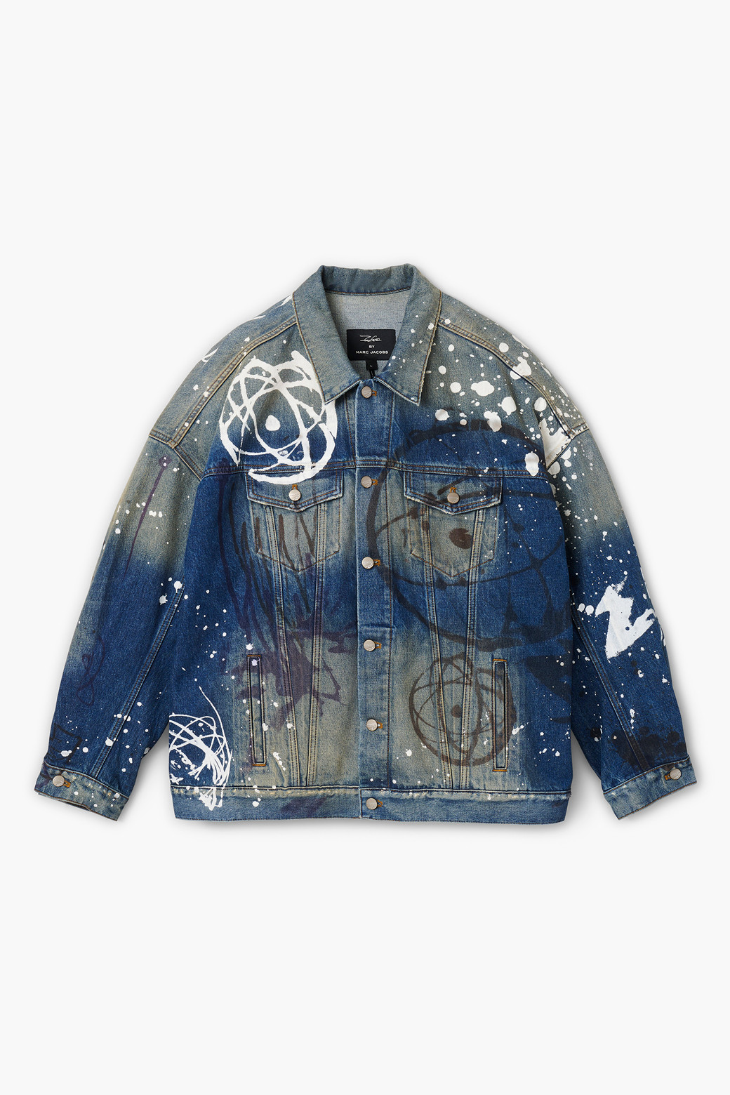 Futura Paint Denim Big Trucker_Indigo multi (2F4RJC005D08 Futura Paint Denim Big Trucker_Indigo multi (2F4RJC005D08