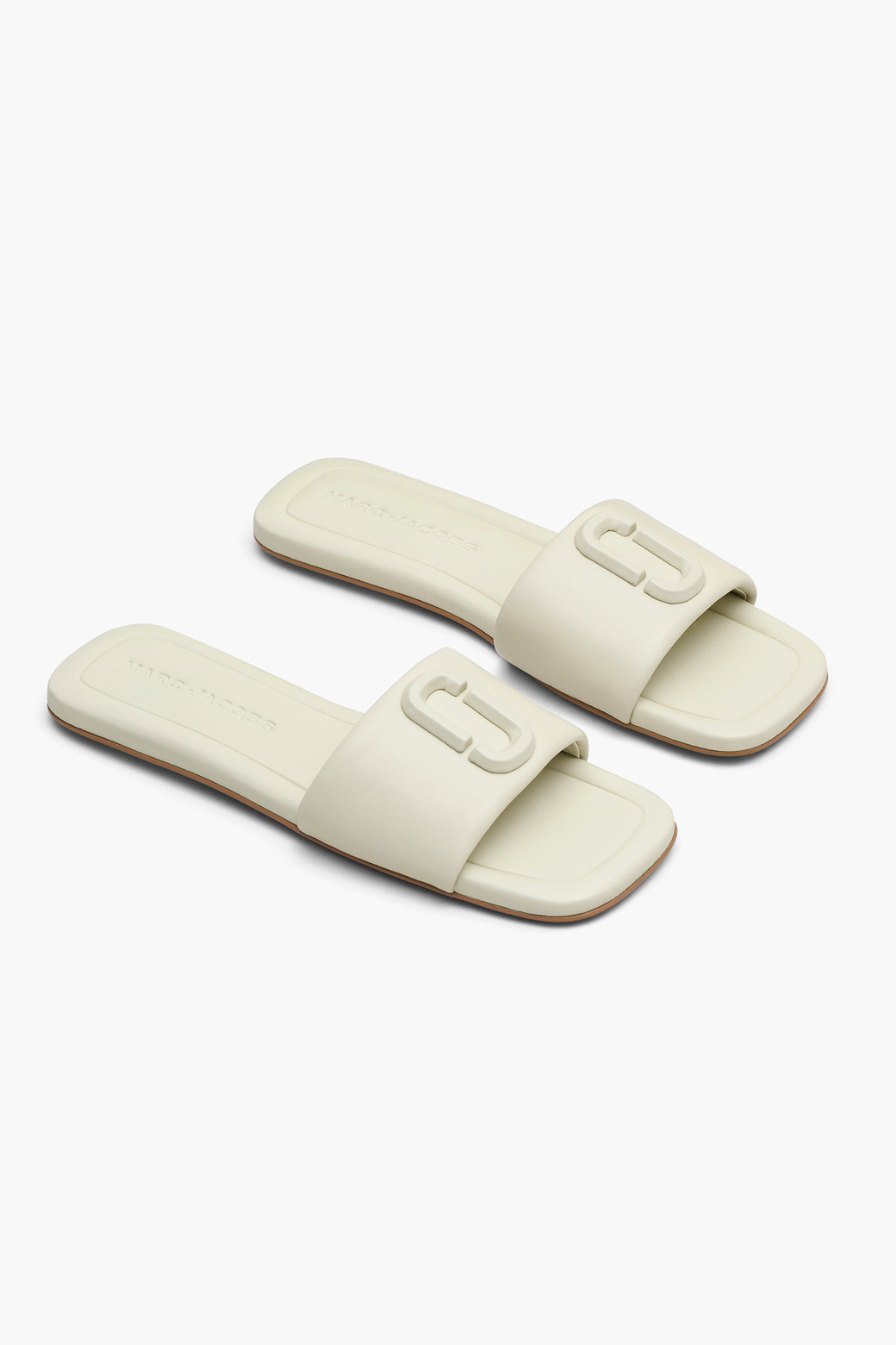 MARC JACOBS - 샌들 - Leather J Marc Leather Sandal_Cloud White (2P3FSA006F06-123)