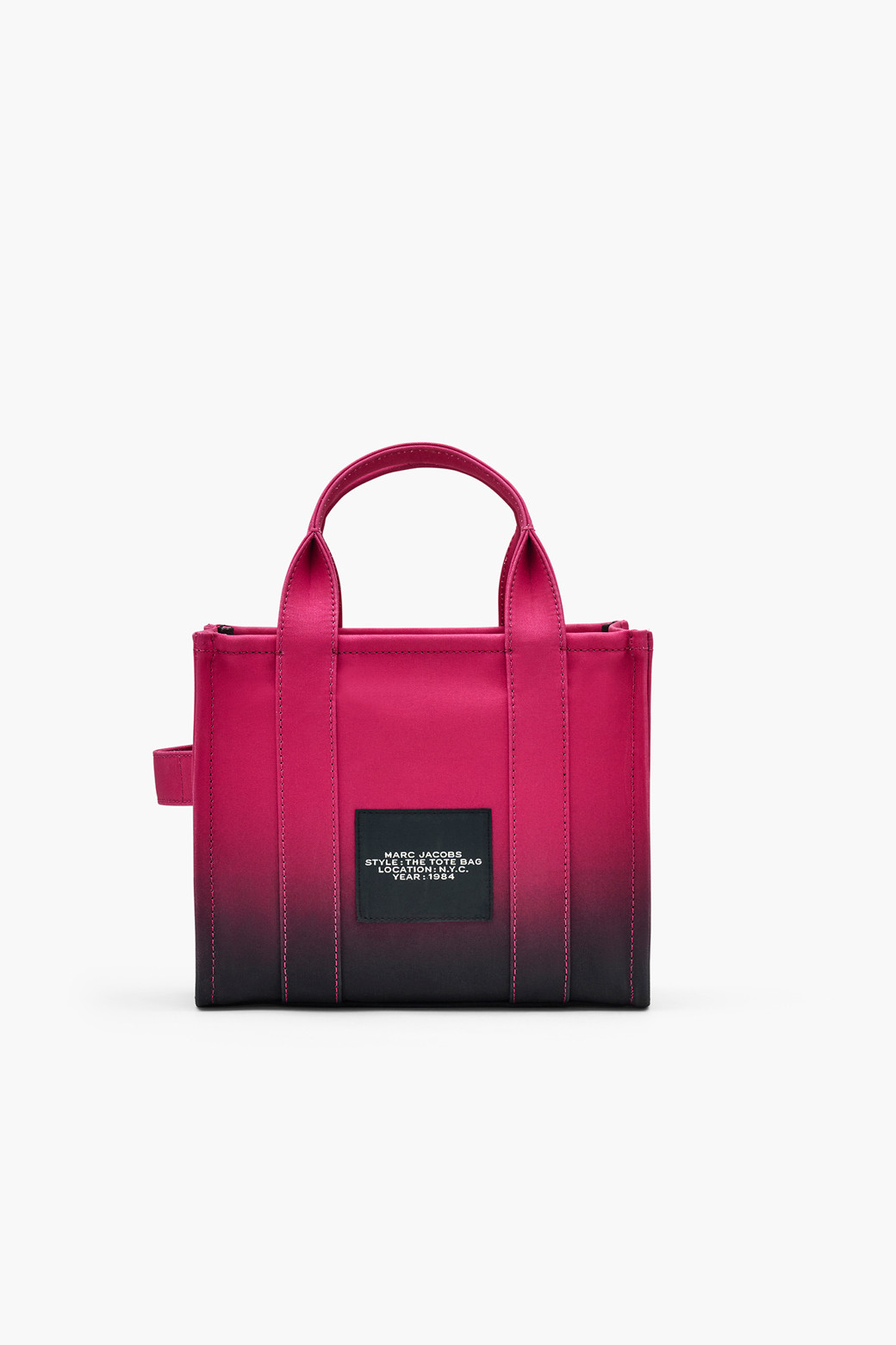 MARC JACOBS - 토트백 - Ombre Canvas Small Tote_Black/Hot Pink (2P4HTT051H03-014)