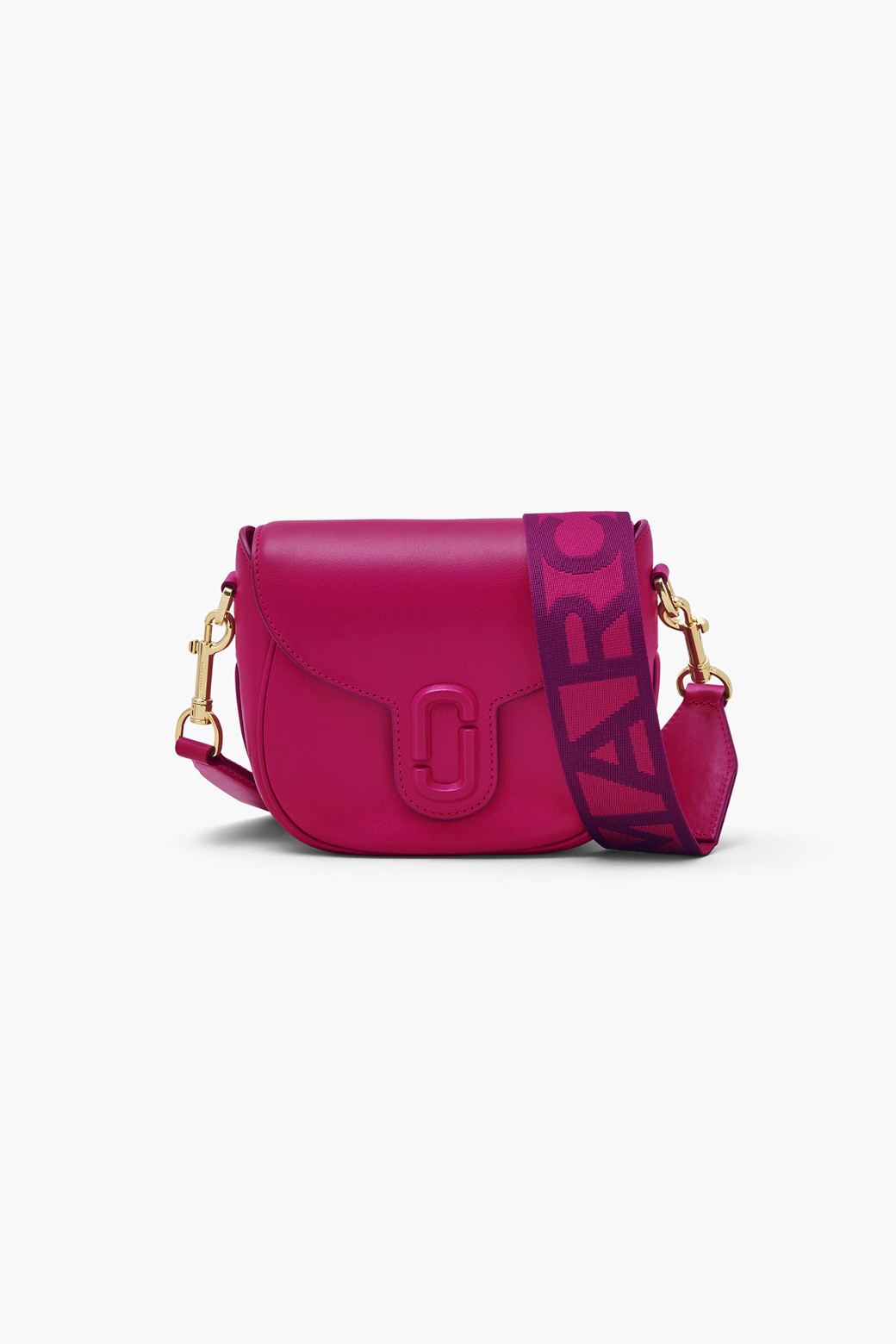 MARC JACOBS - 크로스백 - Leather J Marc Small Saddle_Lipstick Pink (2S3HMS003H03-955)