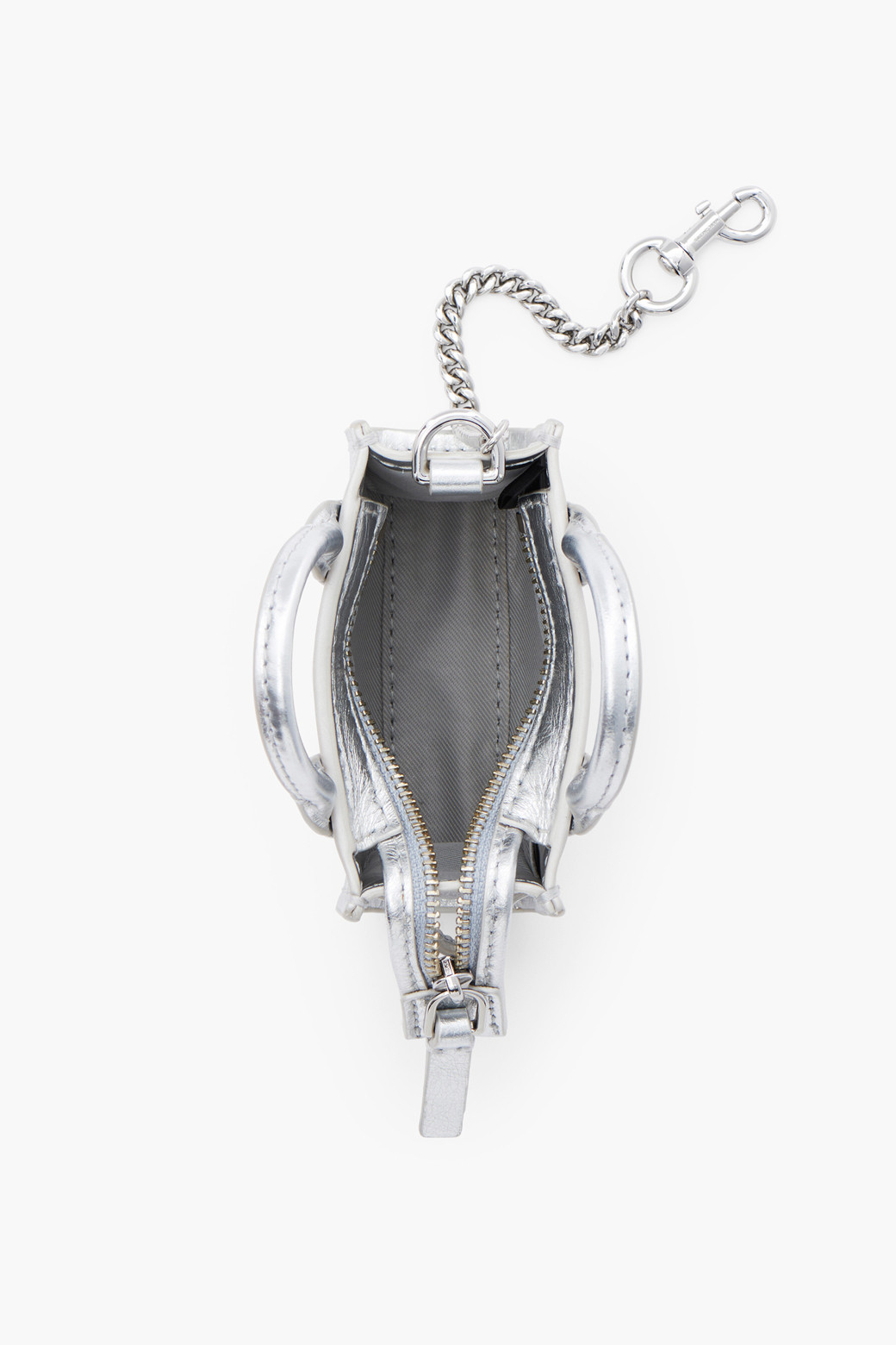 MARC JACOBS - 백 액세서리 - Metallic The Nano Tote Charm_Siver (2F4SCP002S02-040)