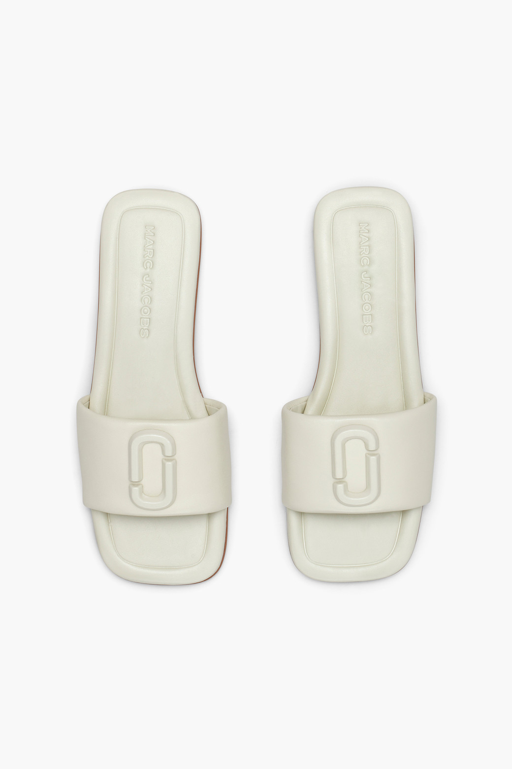 MARC JACOBS - 샌들 - Leather J Marc Leather Sandal_Cloud White (2P3FSA006F06-123)