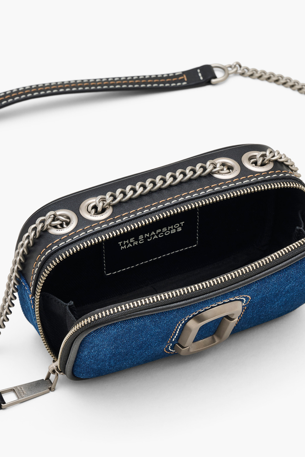 MARC JACOBS - 크로스백 - Denim Chain The Snapshot_Dark Wash (2F4HCR027H05-473)