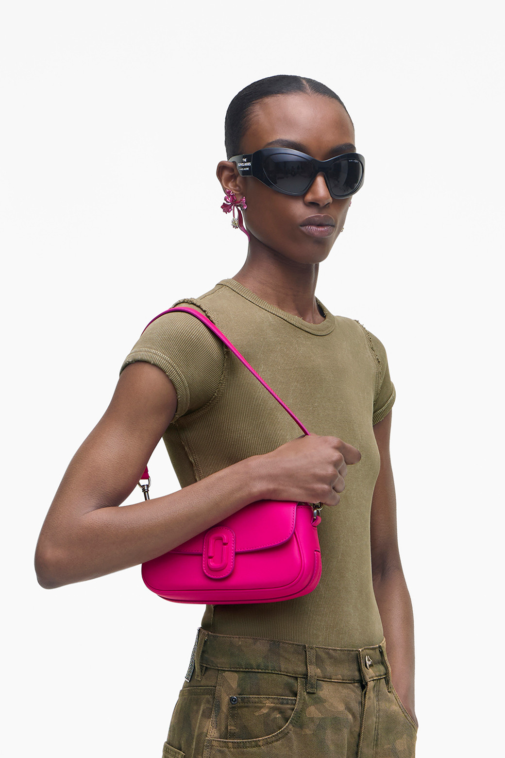 MARC JACOBS - 숄더백 - Covered J Marc Small Shoulder Bag_Hot Pink (2P4HSH035H02-665)