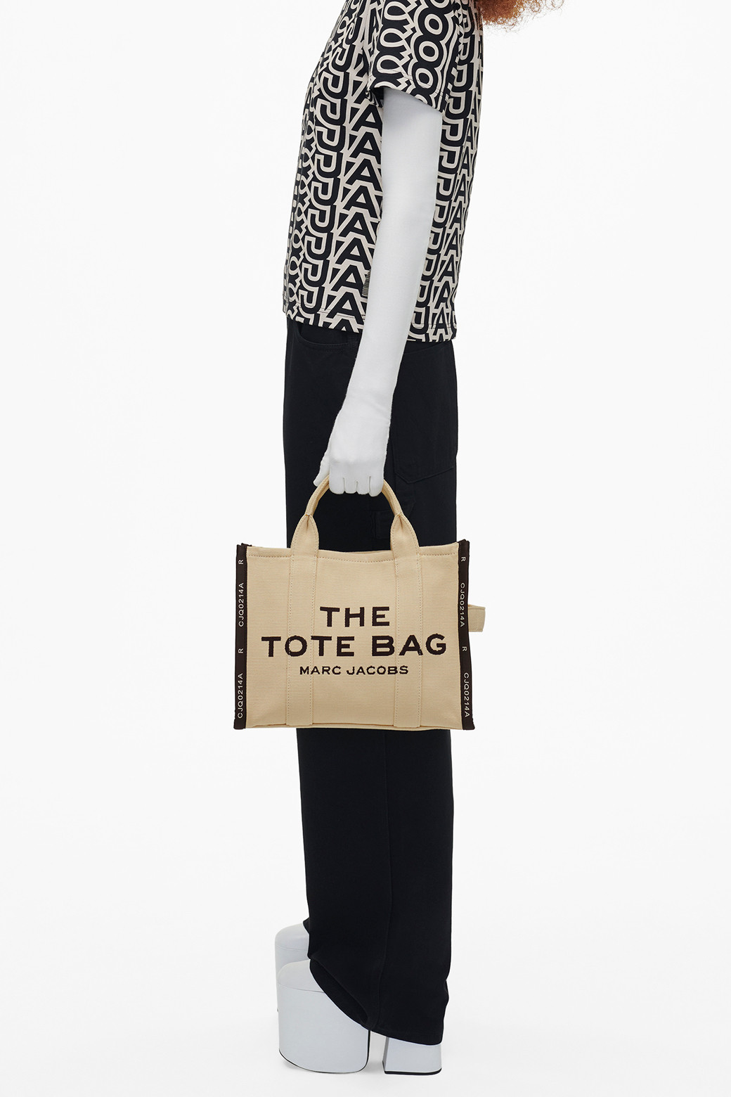 MARC JACOBS - 토트백 - Jacquard The Medium Tote_Warm Sand (M0017027-263)