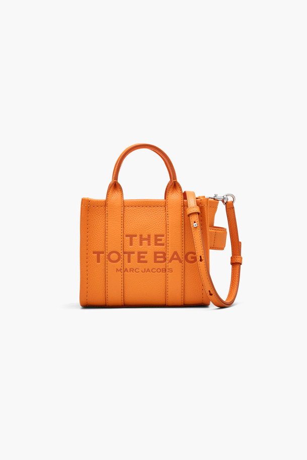 MARC JACOBS - 토트백 - Leather The Mini Tote_Tangerine (H053L01RE22-818)