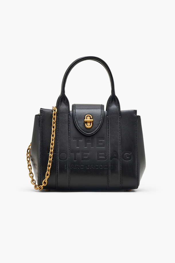 MARC JACOBS - 크로스백 - Leather Turnlock The Crossbody Tote_Black (2F4HCR015H04-001)