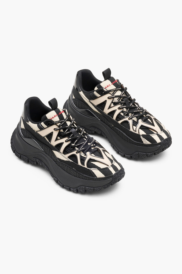 MARC JACOBS - 스니커즈 - Zebra Canvas Hiker The Lazy Hiker_Black/White (2F4FSN001F21-005)