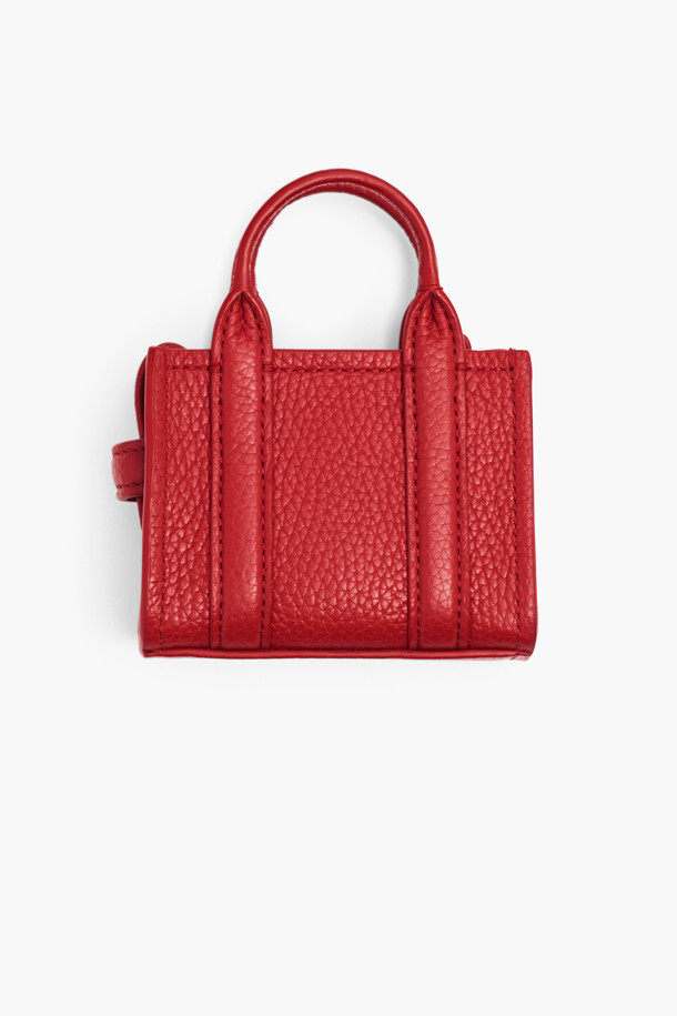 MARC JACOBS - 백 액세서리 - Leather The Nano Tote Charm_True Red (2F3SCP005S07-617)