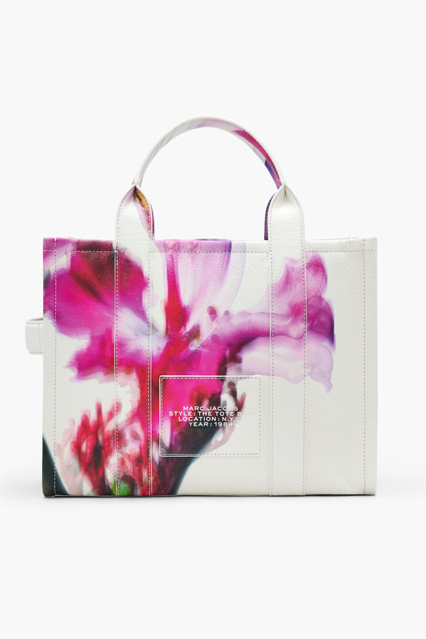 MARC JACOBS - 토트백 - Floral Leather Medium Tote_White Multi (2P4HTT052H02-101)