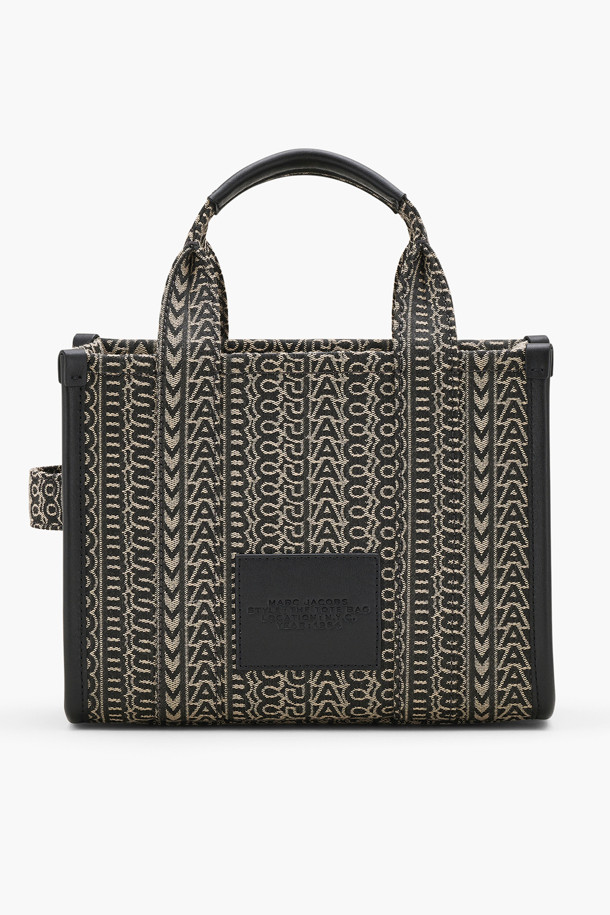 MARC JACOBS - 토트백 - Monogram Jacquard The Small Tote_ Beige Multi (2F4HTT016H05-261)