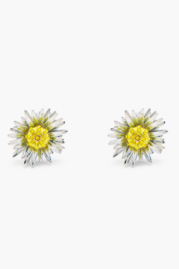 MARC JACOBS - 귀걸이 - Floral Studs_Silver/Citrine (2S4JER001J09-043)