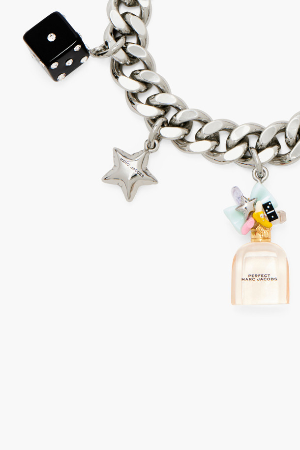 MARC JACOBS - 팔찌/발찌 - Perfect Charm Bracelet_Silver/Pink Multi (2P4JBR001J37-672)