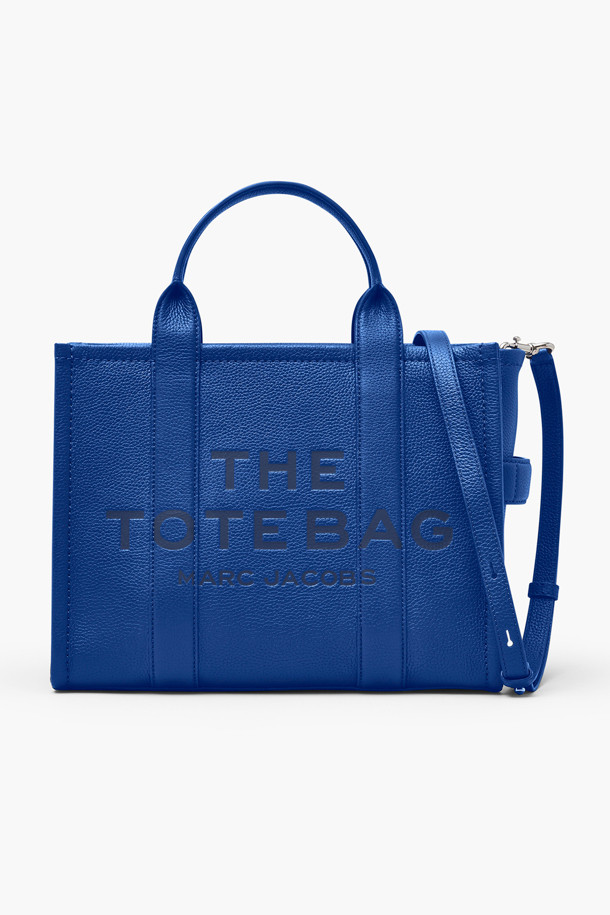 MARC JACOBS - 토트백 - Leather the Medium Tote_Cobalt (H004L01PF21-486)