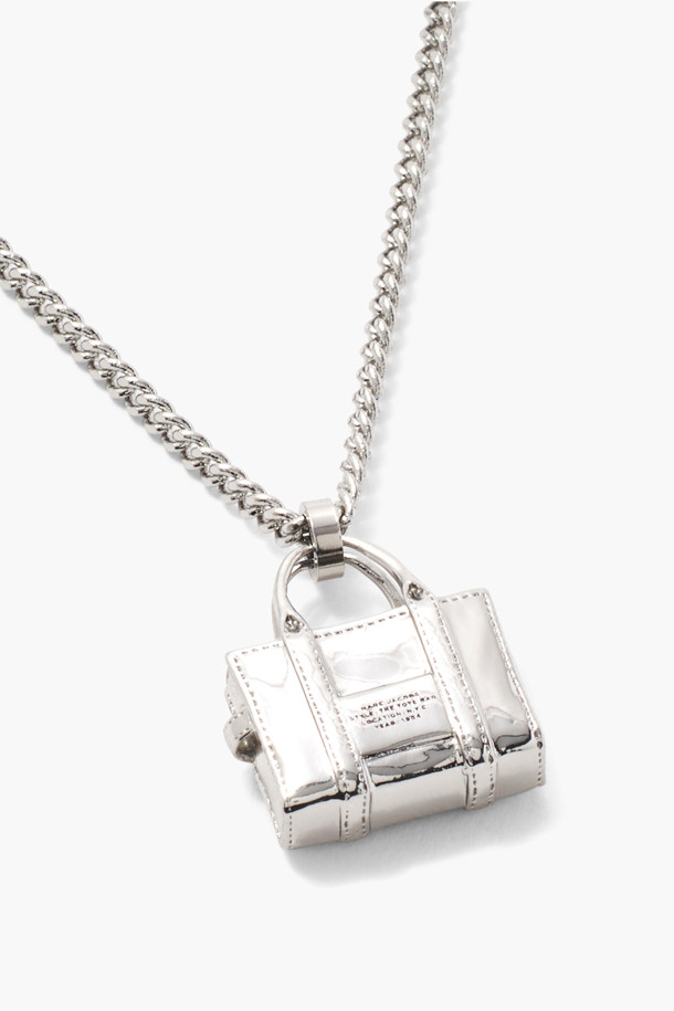 MARC JACOBS - 목걸이 - Mini Tote Bag Necklace_Light Antique Silver (2P3JNC001J45-029)