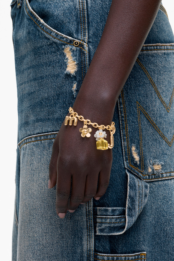 MARC JACOBS - 팔찌/발찌 - Daisy Charm Bracelet_Gold/Yellow Multi (2P4JBR001J36-960)