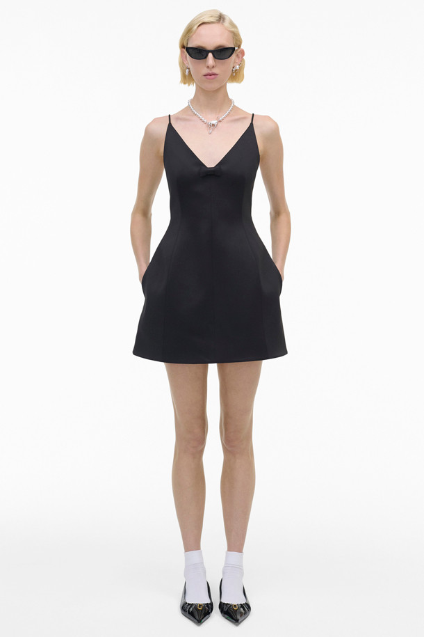 MARC JACOBS - 원피스 - Satin Bow Dress_Black(2F4RDR046W10-001)