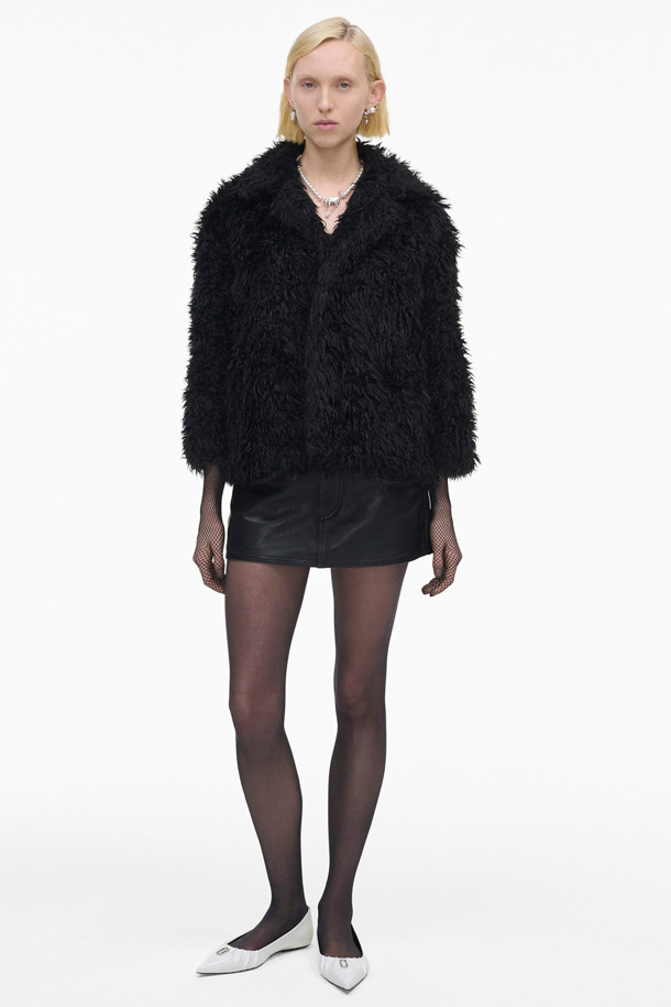 MARC JACOBS - 자켓 - Shaggy Faux Fur Lady Jacket_Black (2F4RJC014W11-001)