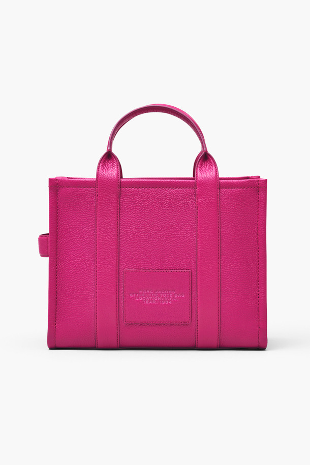 MARC JACOBS - 토트백 - Leather the Medium Tote_Lipstick Pink (H004L01PF21-955)