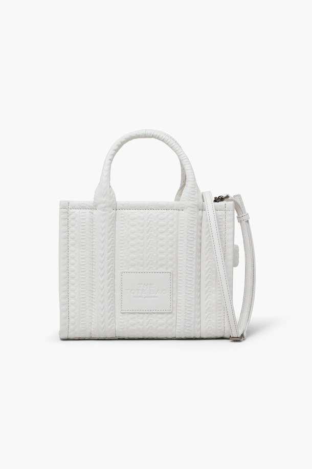 MARC JACOBS - 토트백 - Dtm Monogram Leather the Small Tote_White (2R3HTT096H02-100)