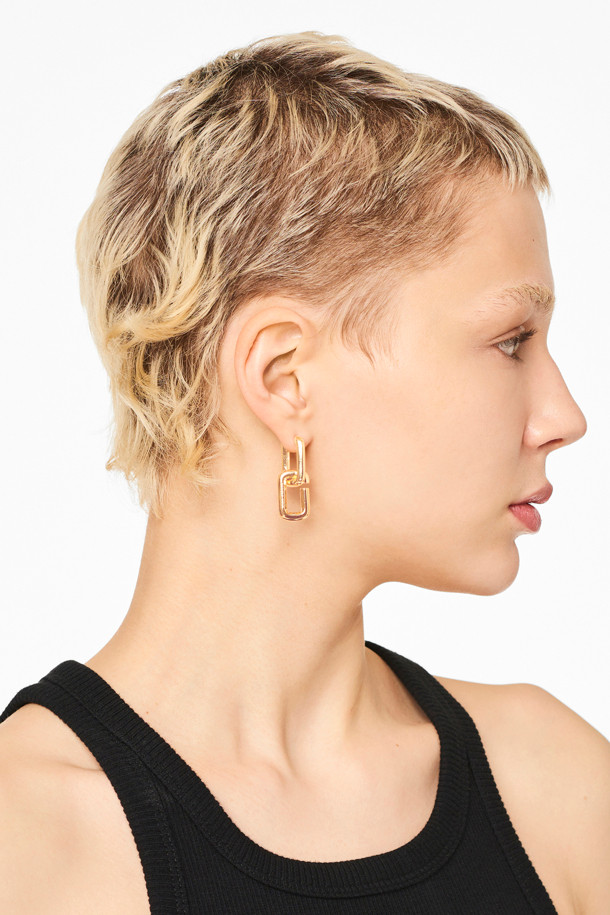 MARC JACOBS - 귀걸이 - J Marc Chain Link Earrings_Gold (2P3JER003J40-710)