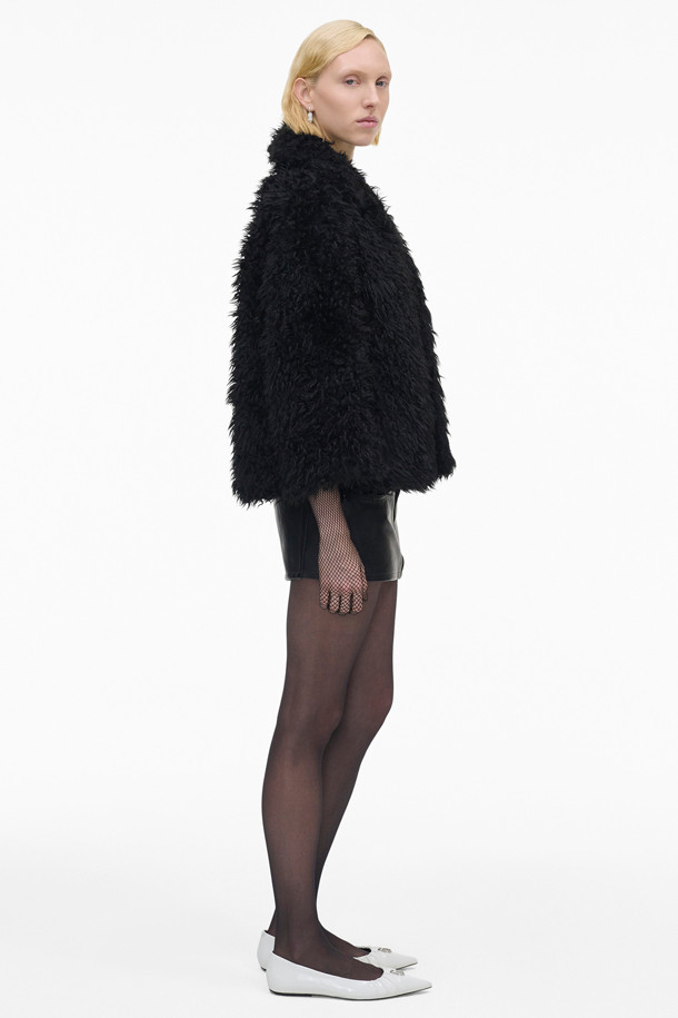 MARC JACOBS - 자켓 - Shaggy Faux Fur Lady Jacket_Black (2F4RJC014W11-001)