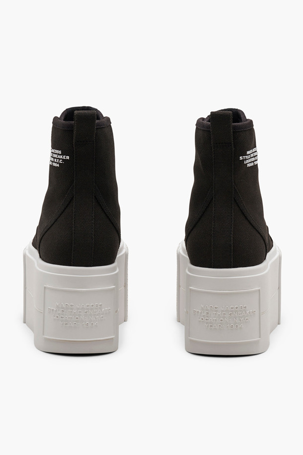 MARC JACOBS - 스니커즈 - Canvas High Top Platform Sneaker_Black (2P4FSN001F01-001)