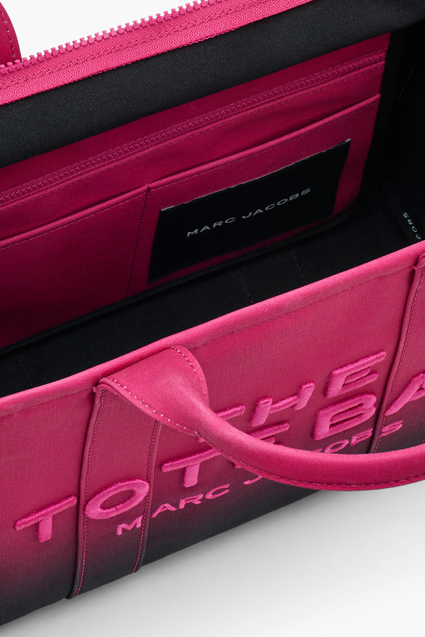 MARC JACOBS - 토트백 - Ombre Canvas Medium Tote_Black/Hot Pink (2P4HTT050H03-014)