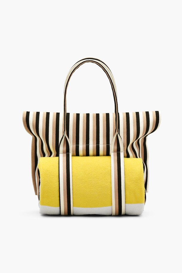 MARC JACOBS - 토트백 - Stripe The Beach Tote_Camel Multi (2P4HTT063H03-233)