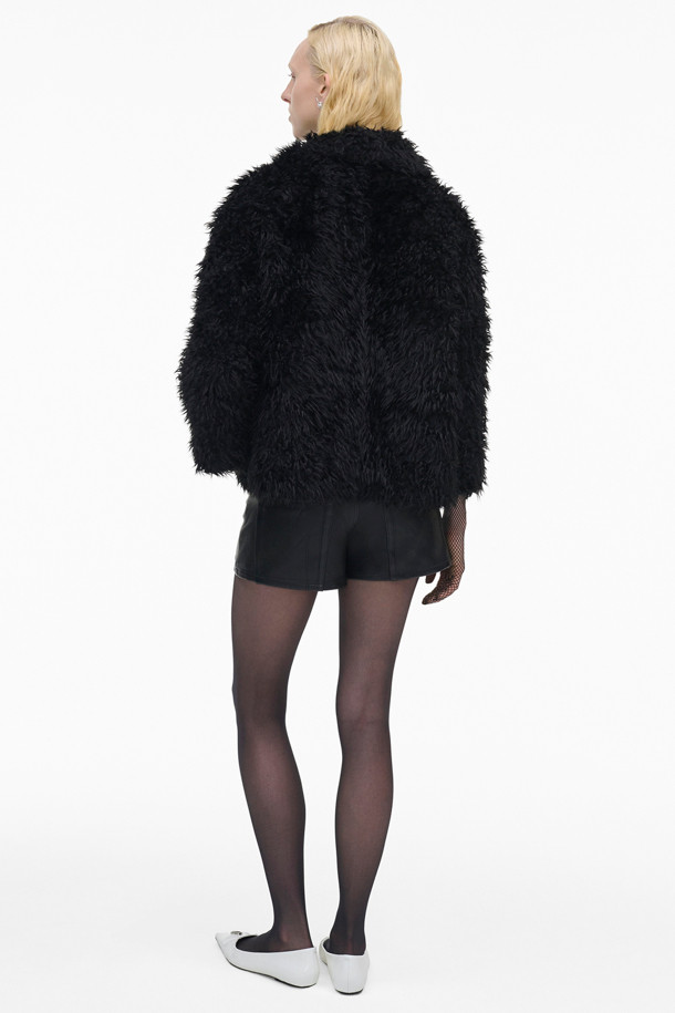 MARC JACOBS - 자켓 - Shaggy Faux Fur Lady Jacket_Black (2F4RJC014W11-001)