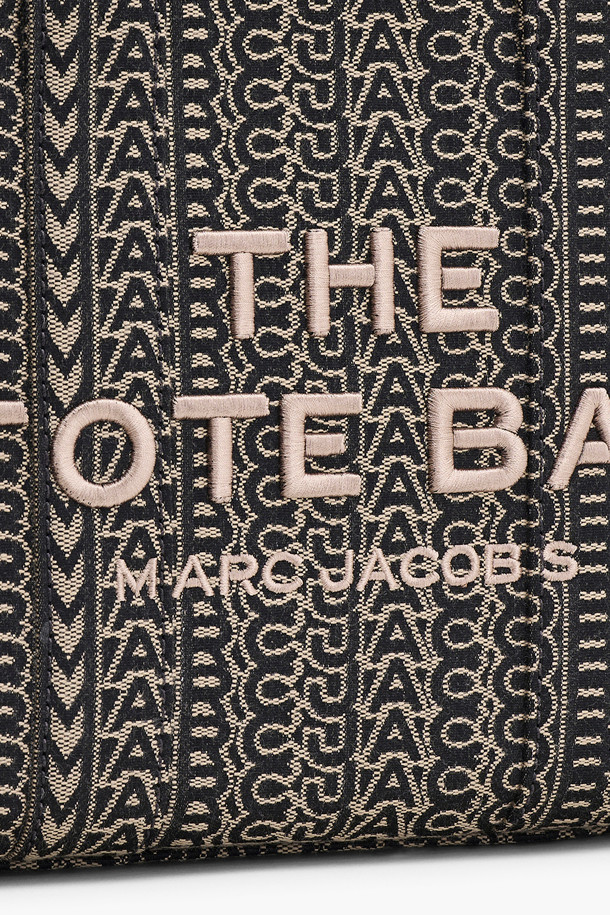 MARC JACOBS - 토트백 - Monogram Jacquard The Small Tote_ Beige Multi (2F4HTT016H05-261)