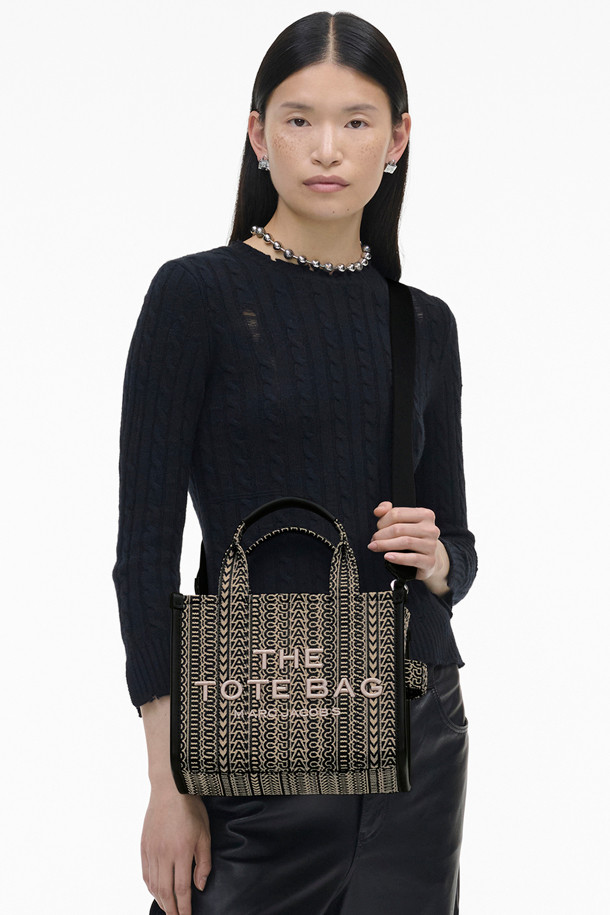 MARC JACOBS - 토트백 - Monogram Jacquard The Small Tote_ Beige Multi (2F4HTT016H05-261)