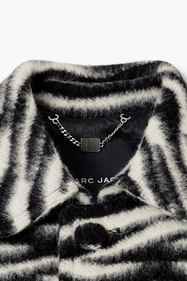 MARC JACOBS - 코트 - Zebra Brushed Coat_Black/White (2F4RCT043W08-005)