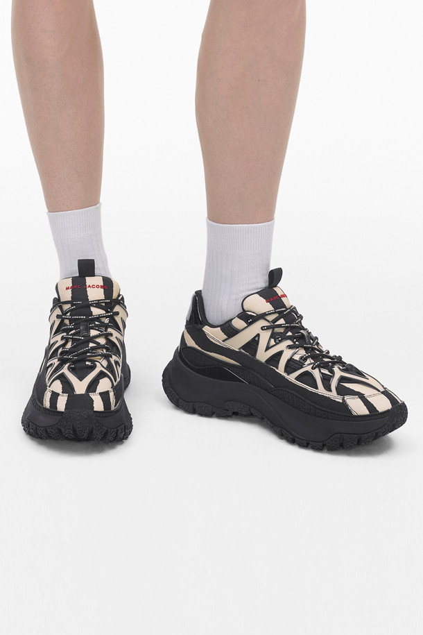 MARC JACOBS - 스니커즈 - Zebra Canvas Hiker The Lazy Hiker_Black/White (2F4FSN001F21-005)