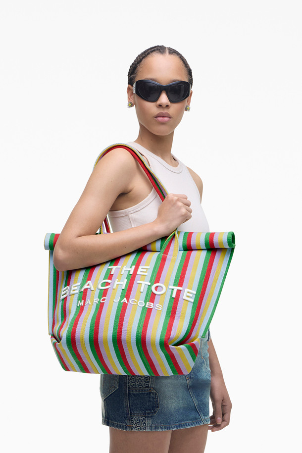 MARC JACOBS - 토트백 - Stripe The Beach Tote_Wisteria Multi (2P4HTT063H03-544)